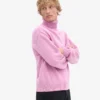Rollkragenpullover aus Merinowolle – Kirschblüte