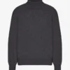 Rollkragenpullover aus Merinowolle – Lava-Grau