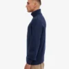 Rollkragenpullover aus Merinowolle – Marineblau