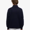 Rollkragenpullover aus Merinowolle – Marineblau