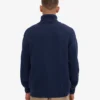 Rollkragenpullover aus Merinowolle – Marineblau
