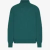 Rollkragenpullover aus Merinowolle – Ozeangrün