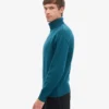 Rollkragenpullover aus Merinowolle – Ozeangrün