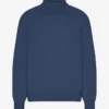 Rollkragenpullover aus Merinowolle – Petrolblau