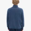 Rollkragenpullover aus Merinowolle – Petrolblau