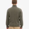 Rollkragenpullover aus Merinowolle – Staubiges Oliv