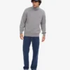 Rollkragenpullover aus Merinowolle – Meliergrau