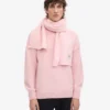 Schal aus Merinowolle – Blassrosa