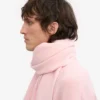 Schal aus Merinowolle – Blassrosa