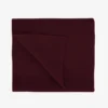 Schal aus Merinowolle – Oxblood-Rot