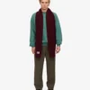 Schal aus Merinowolle – Oxblood-Rot