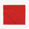 Schal aus Merinowolle – Rot-Mandarine