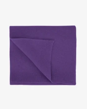 Schal aus Merinowolle – Ultraviolett
