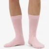 Socken aus Merinowollmischung – Blassrosa