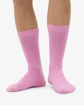 Socken aus Merinowollmischung – Kirschblüte