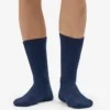 Socken aus Merinowollmischung – Marineblau