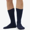 Socken aus Merinowollmischung – Marineblau