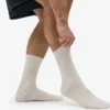 Socken aus Merinowollmischung – Optisches Weiß