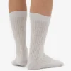 Socken aus Merinowollmischung – Snow Melange