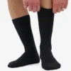 Socken aus Merinowollmischung – Tiefschwarz