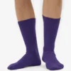 Socken aus Merinowollmischung – Ultraviolett