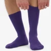 Socken aus Merinowollmischung – Ultraviolett