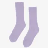 Socken aus Merinowollmischung – Zartes Lavendel