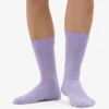 Socken aus Merinowollmischung – Zartes Lavendel