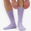 Socken aus Merinowollmischung – Zartes Lavendel