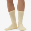 Sport-Socken aus Bio-Baumwolle – Zartes Gelb
