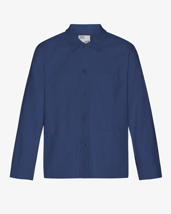 Workwear-Jacke aus Bio-Baumwolle – Marineblau