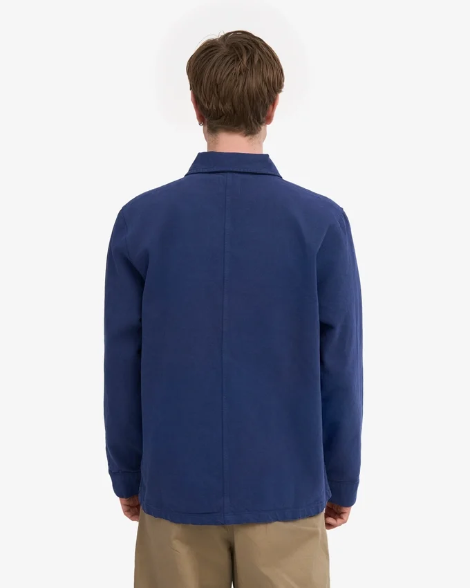 Workwear-Jacke aus Bio-Baumwolle – Marineblau