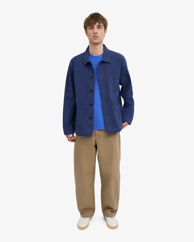 Workwear-Jacke aus Bio-Baumwolle – Marineblau